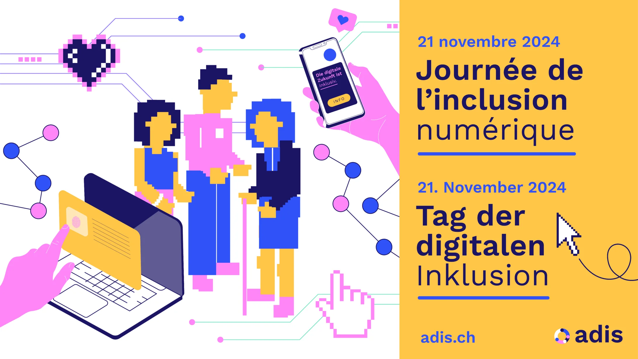 Tag der digitalen Inklusion 21. November 2024 Logo (dekorativ) für den Tag der digitalen Inklusions