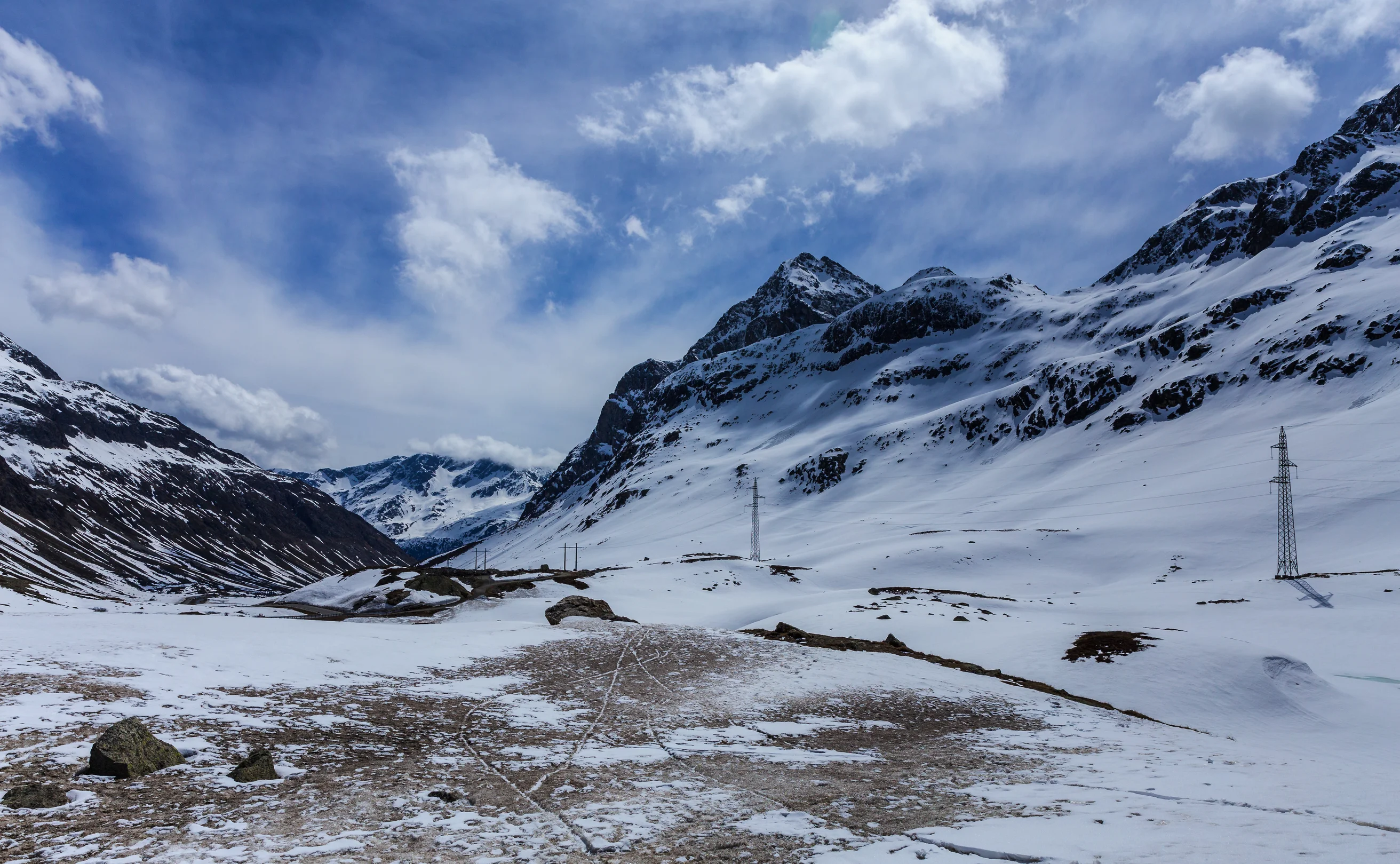 Bild Schweiz (schneebedeckte Berge)